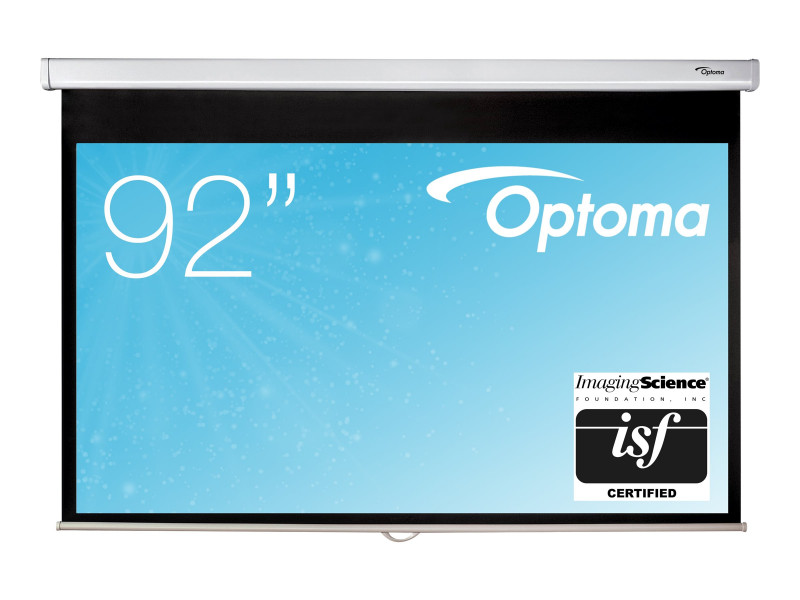 Optoma : DS-9092PWC ECRAN de PROJECTION MANUEL 16/9 114X203CM