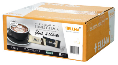 HELLMA Viennoiserie noir et blanc, emballé individuellement