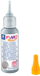 FIMO Gel liquide décoratif, noir, durcit au four, 50 ml