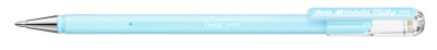 Pentel Stylo roller à encre gel Hybrid Milky, bleu pastel