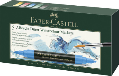 FABER-CASTELL Marqueur aquarelle ALBRECHT DÜRER, étui de 5