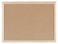 panneau de liège Bi-bureau avec cadre en bois, 600 x 400 mm panneau de liège Bi-bureau avec cadre en bois, 600 x 400 mm