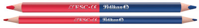 Pelikan Crayon bicolore fin, rouge/bleu