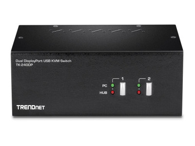 TrendNet : 2-PORT DISPLAY PORT KVM SWITCH DUAL MONITOR