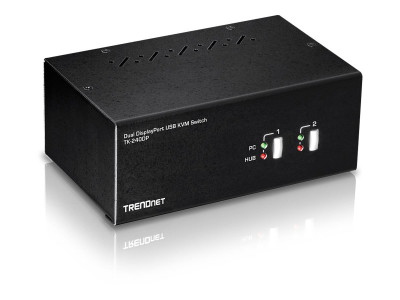 TrendNet : 2-PORT DISPLAY PORT KVM SWITCH DUAL MONITOR