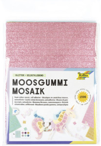 folia caoutchouc mousse mosaïque « de base », auto-adhésif, 1.596 parties