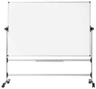 Bi-bureau trépied plateau rotatif Terre, 1.500x1.200 mm, émaillés
