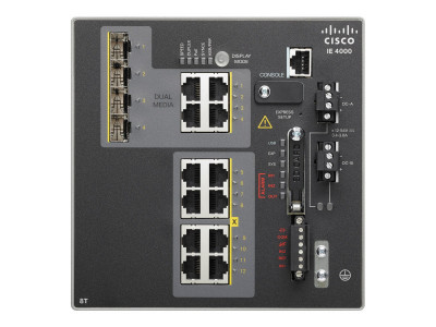 Cisco : IE 4000 8 X RJ45 10/100M 4X1G COMBO LAN BASE