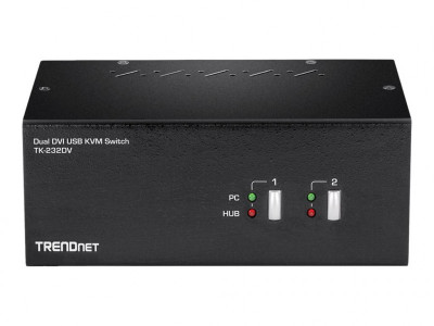 TrendNet : 2-PORT DVI KVM SWITCH DUAL MONITOR