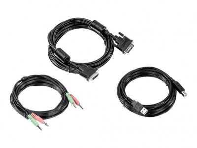 TrendNet : 15 FT. DVI-I USB et AUDIO KVM cable kit