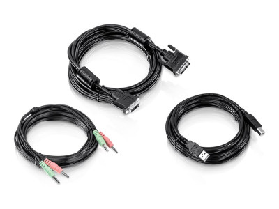 TrendNet : 15 FT. DVI-I USB et AUDIO KVM cable kit