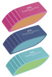 FABER-CASTELL Gomme plastique BICOLOR, assorti FABER-CASTELL Gomme plastique BICOLOR, assorti