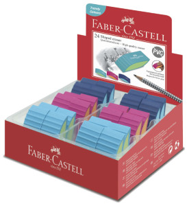 FABER-CASTELL Gomme plastique BICOLOR, assorti