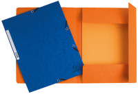 EXACOMPTA Chemise à élastique, A4, carton, orange