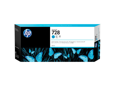 HP cartouche d'encre No 728 300ML CYAN