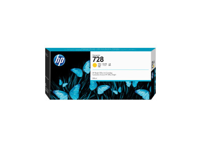 HP cartouche d'encre No 728 300ML YELLOW