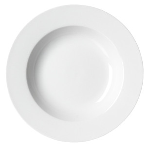 Enclencher par assiette creuse R & B « Bianco » porcelaine