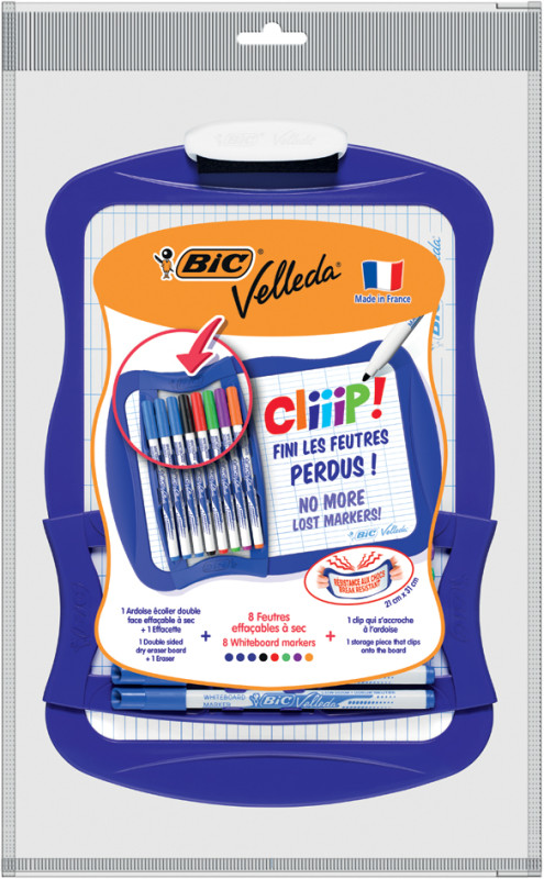 BIC Ardoise blanche Velleda avec accessoires (Fournitures) 841362