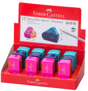 FABER-CASTELL Taille-crayon simple SLEEVE MINI, assorti