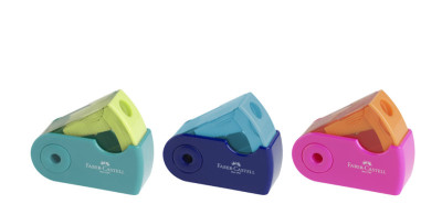 FABER-CASTELL Taille-crayon simple SLEEVE MINI, assorti