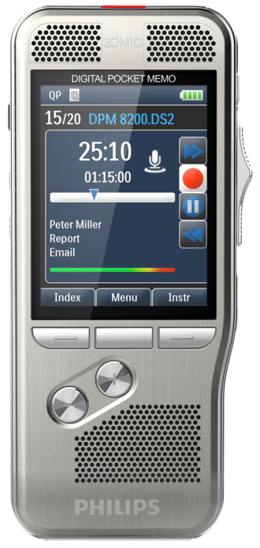 PHILIPS dictaphone Pocket Memo numérique DPM8300