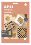 agipa Etiquettes en papier kraft, 210 x 297 mm agipa Etiquettes en papier kraft, 210 x 297 mm