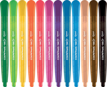 Maped Color'Peps crayon TWIST, 12er polybag