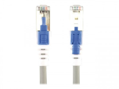 MCL Samar : PATCH cable LOCKABLE 1M GREY CAT6A S pour TP LSZH