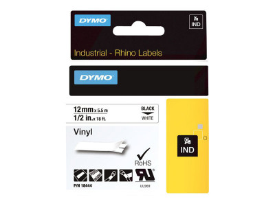 Dymo : ID1-12-1500 WHITE VINYL