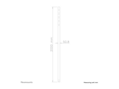 NewStar : 200CM EXT POLE FPMA-C200/400 et PLASMA-C100/M1200 (X2)