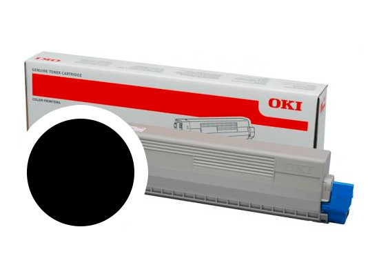 Oki Toner Noir 5000 pages pour imprimante C824 C834 C844