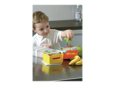 Dymo : LETRATAG tape PLAST YELL pour R