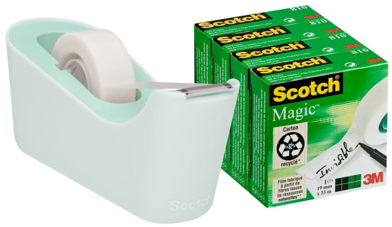 3M Scotch Tischabroller Multipack C18, menthe