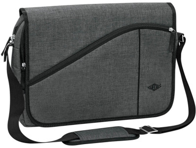 WEDO Notebook Messenger Bag COLLEGE, gris