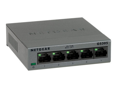 Netgear : 5-PORT GIGABIT ETHERNET UNMANAGED SWITCH GS305