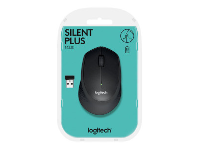 Logitech : M330 SILENT PLUS IN-HOUSE/EMS EMEA BLUE retail 2.4GHZ M-R0051 (pc)