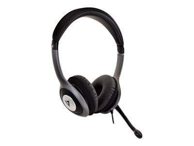 V7 : DELUXE USB HEADSET W/MIC ON cable CONTROL 1.8M cable