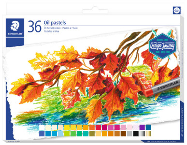 STAEDTLER Pastel à l'huile Design Journey, étui carton de 12