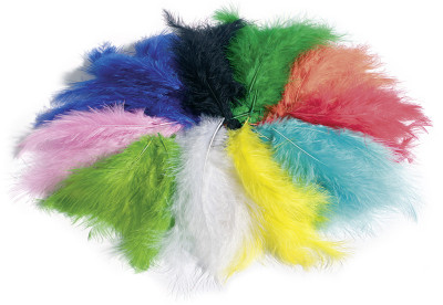 folia Plumes soyeuses, 100 g, couleurs assorties