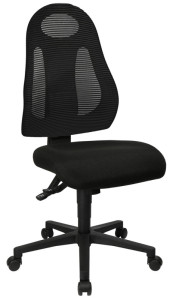 chaise pivotante de bureau topstar « Art Libre », gris clair / noir