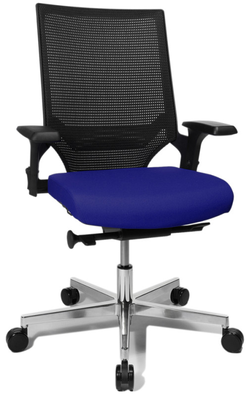 chaise pivotante de bureau topstar « T300 », gris clair / noir