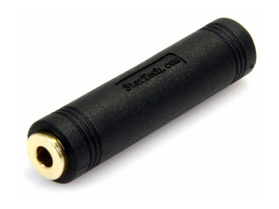 Startech : 3.5 MM TO 3.5 MM AUDIO COUPLER FEMALE TO FEMALE