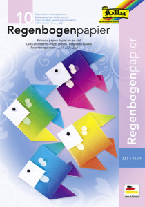 folia Pochette de papier arc-en-ciel, 225 x 320mm, 100g/m2