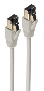 Cimefroides BASIC-S câble de raccordement, Cat. 8, F / FTP, 0,25 m, blanc
