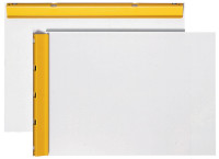 Hansa Porte-bloc, en aluminium, A4 portrait, gris Hansa Porte-bloc, en aluminium, A4 portrait, gris