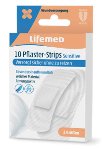 bandes de plâtre Lifemed « sensible », blanc, 20