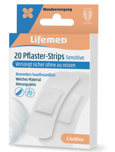 bandes de plâtre Lifemed « sensible », blanc, 20