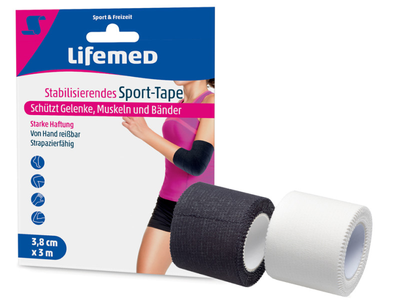 Sport-bande de Lifemed, 38 mm x 3,0 m