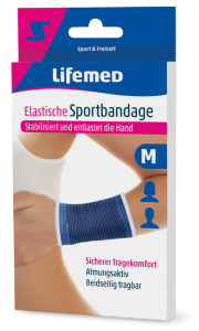 Lifemed Sport Bandage « repose-main » Taille: S