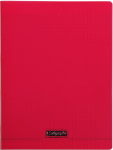 Calligraphe Cahier 8000 POLYPRO, 240 x 320 mm, rouge